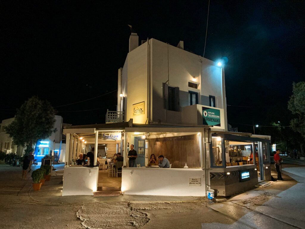 enalion milos greece best restaurant in milos