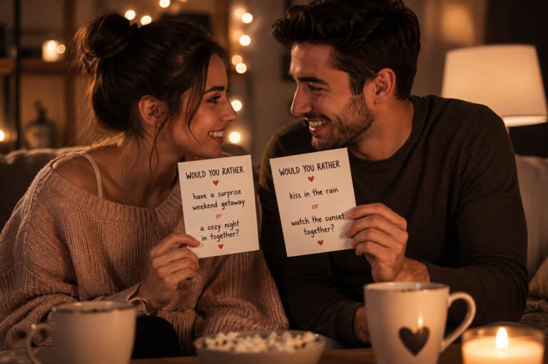 Flirty Would You Rather Questions for Couples
