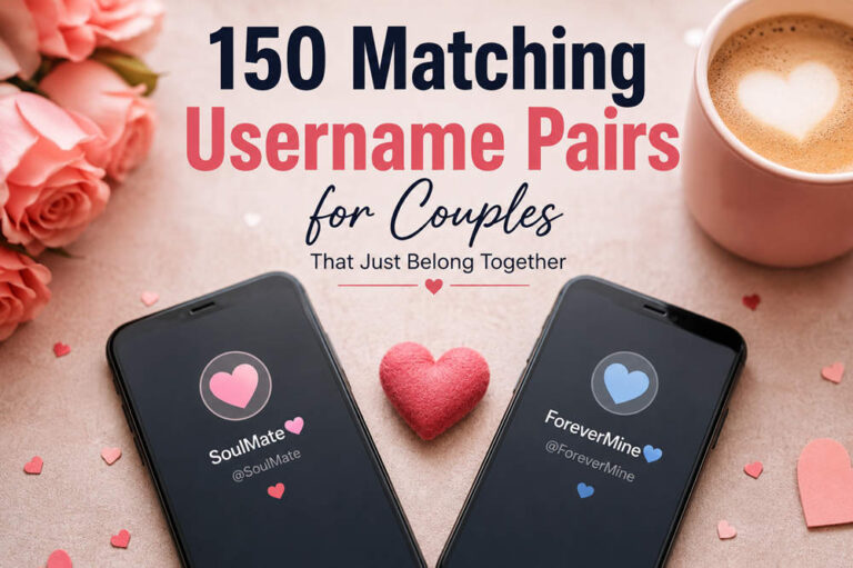 Matching usernames for couples
