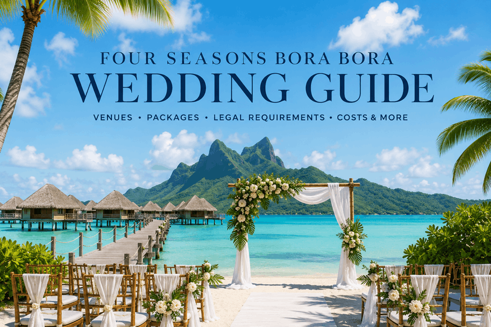 The best wedding destination in the world four seasons bora bora