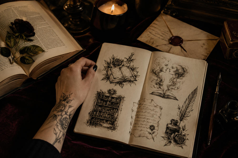 Dark Romance Book Tattoo Ideas