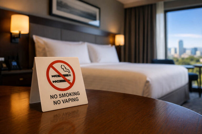 Do hotels have vape detectors