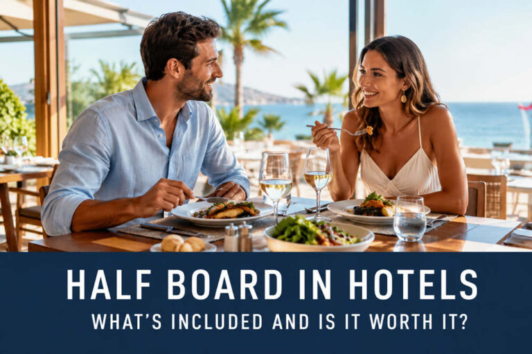 What does half board mean in hotels